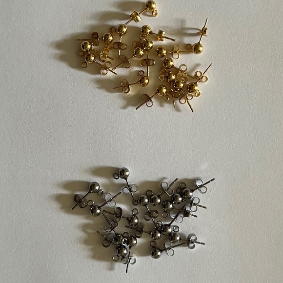 Stainless Steel Earring Findings - Picture 1 of 11